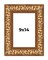 Photo Size Modern Shadow Box 1" Depth Gold Frame - UV Acrylic, Backing, Hanging Hardware